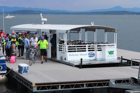 places to visit in Vermont local motion bike ferry