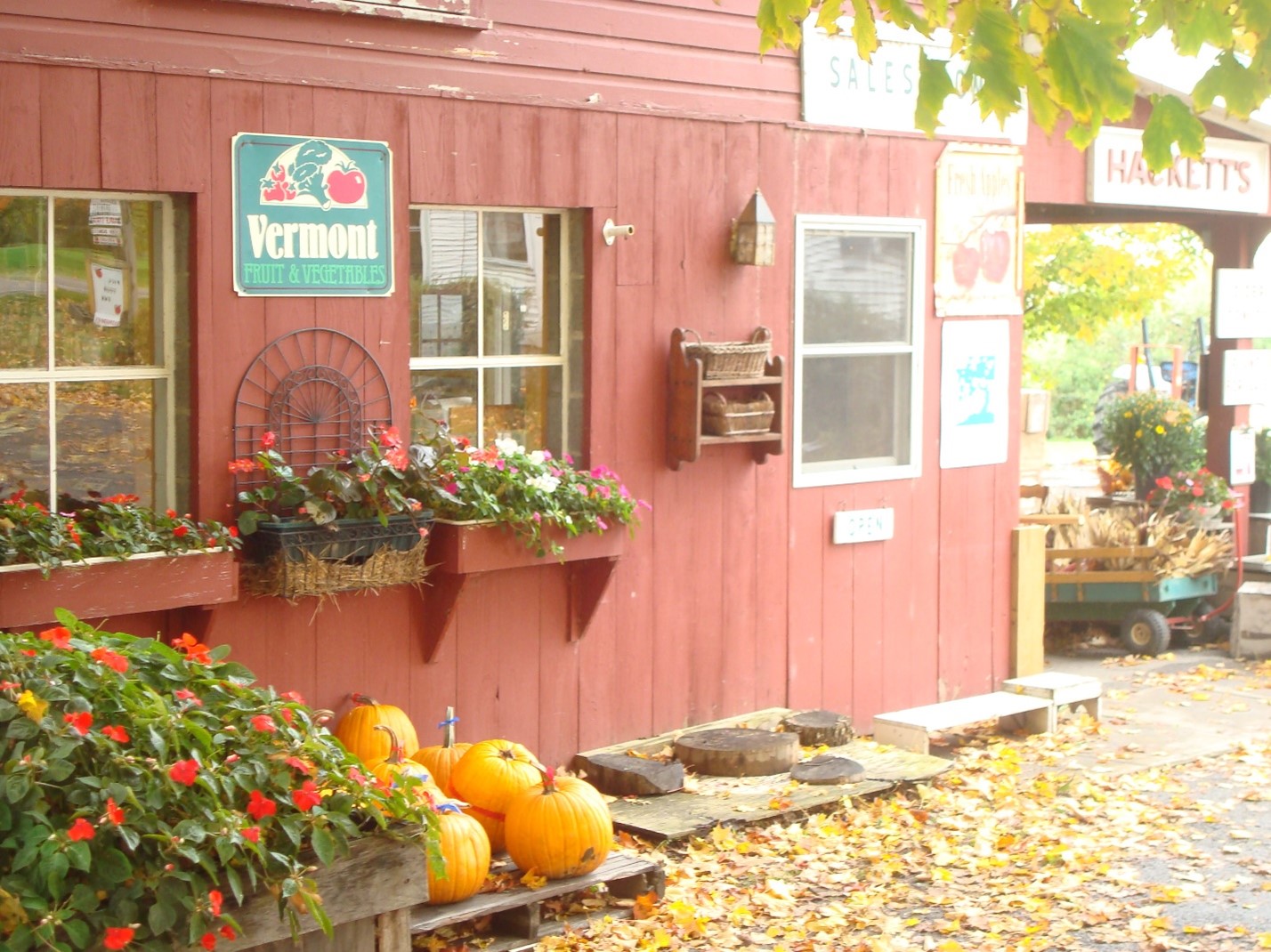 Best Places Vermont Fall Hacketts Orchard