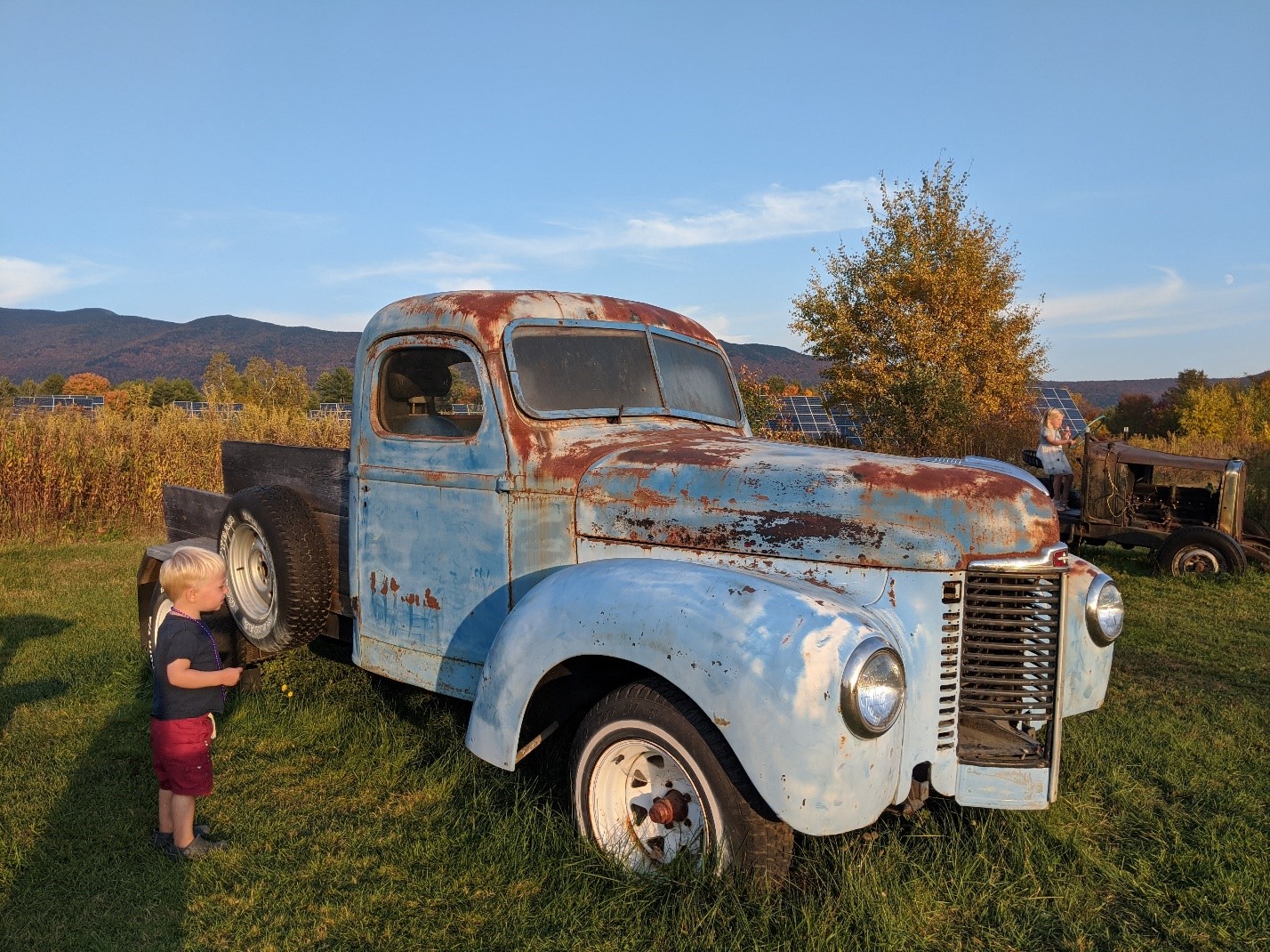 Best Places Vermont Fall Little Blue Truck