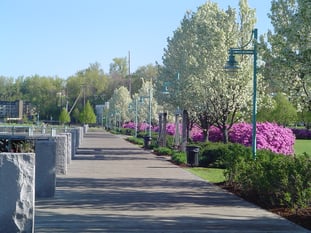 Burlington Bike Path at Waterfront park