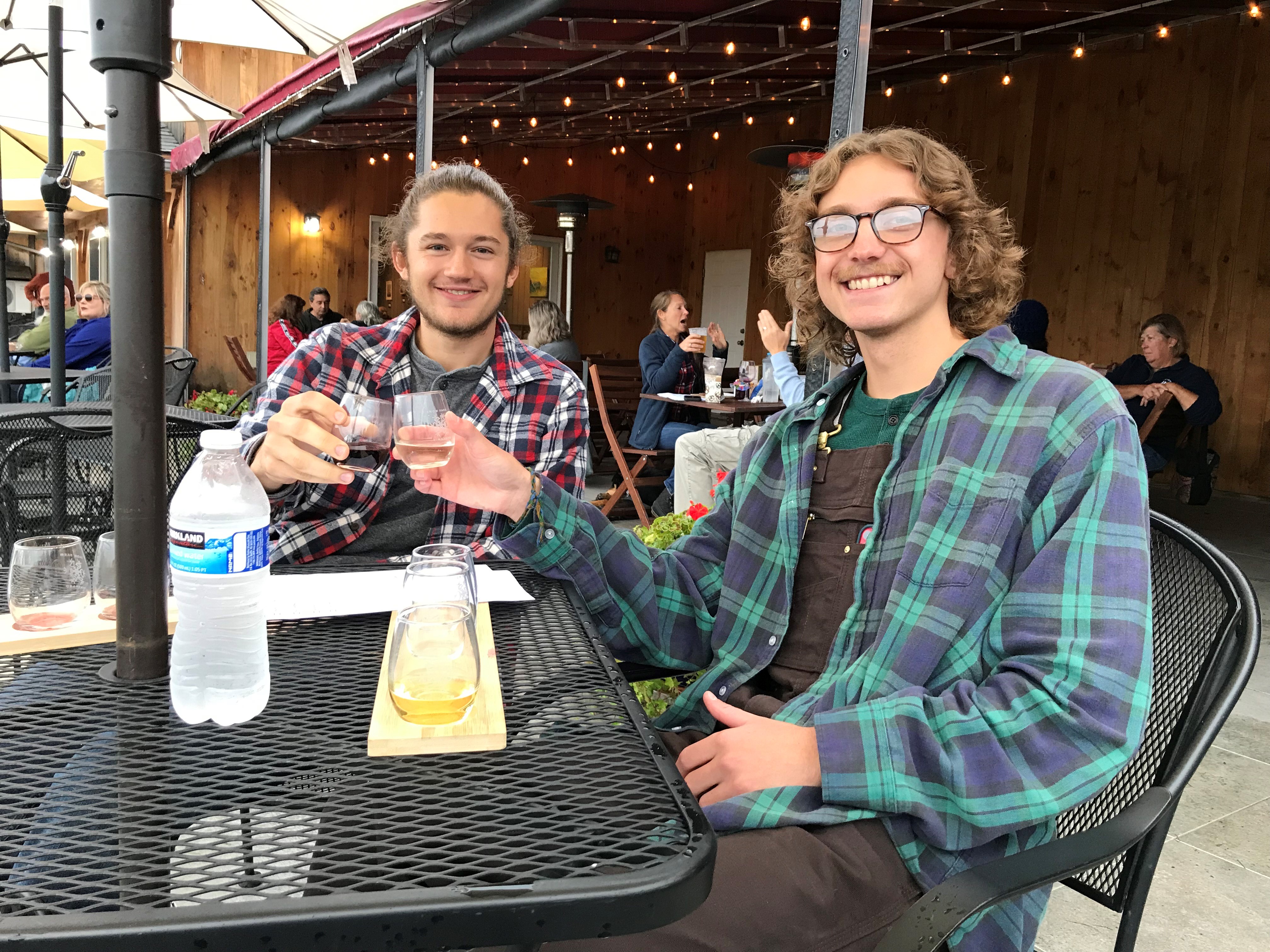 Toasting at Snow Farm Fall Festival