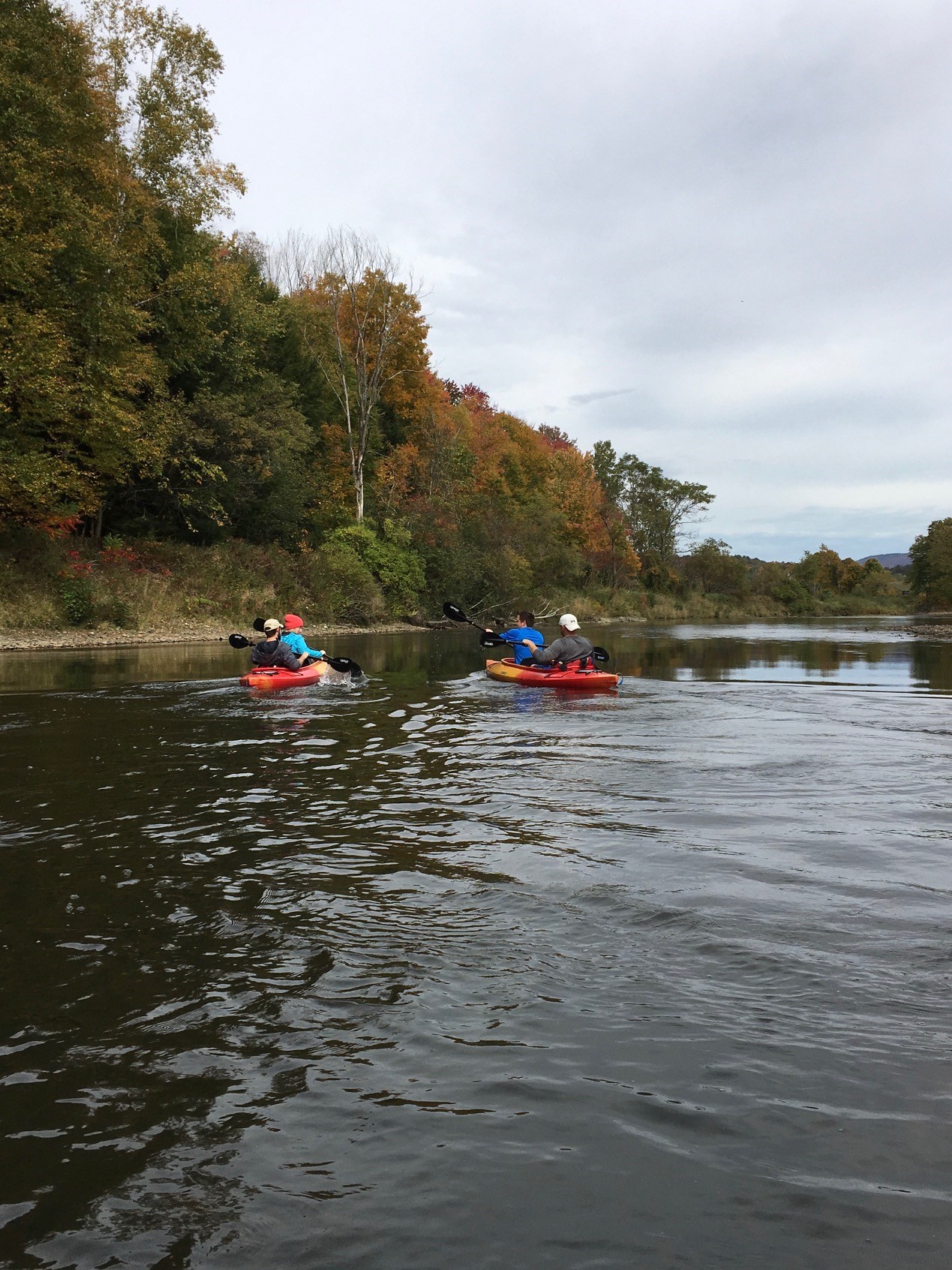 Vermont kayaking fall